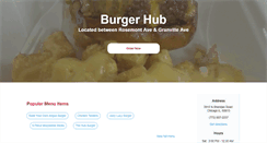 Desktop Screenshot of burgerhubchicago.com
