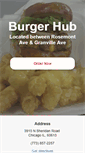 Mobile Screenshot of burgerhubchicago.com
